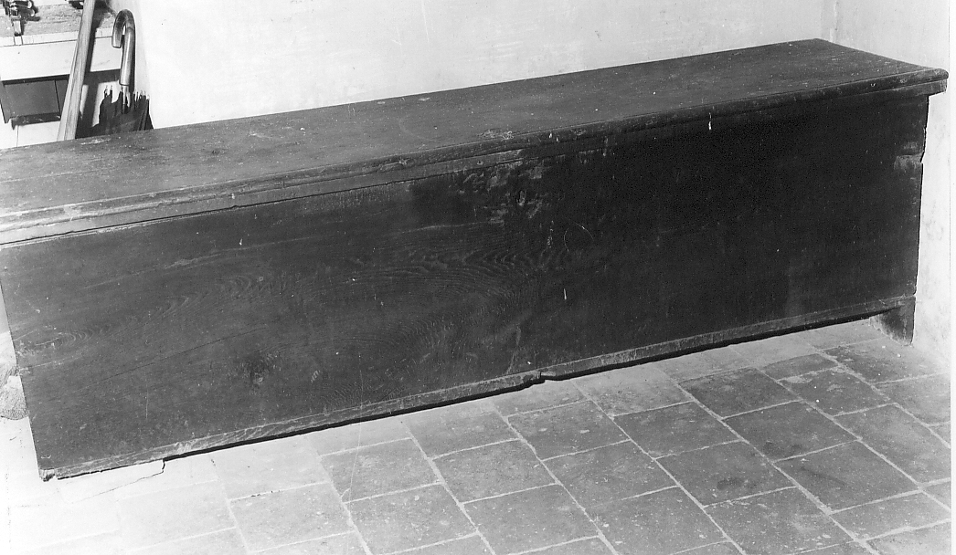 cassapanca, opera isolata - bottega aquilana (sec. XIX)