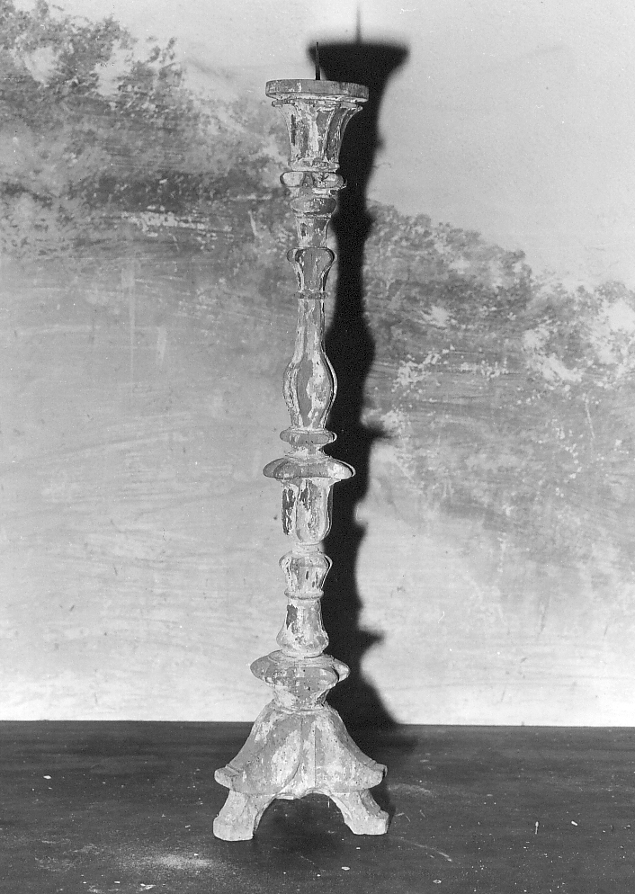 candeliere, coppia - bottega aquilana (sec. XIX)