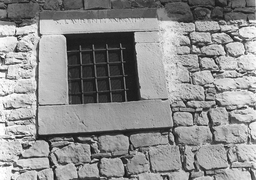 mostra di finestra, opera isolata - bottega aquilana (sec. XVIII)