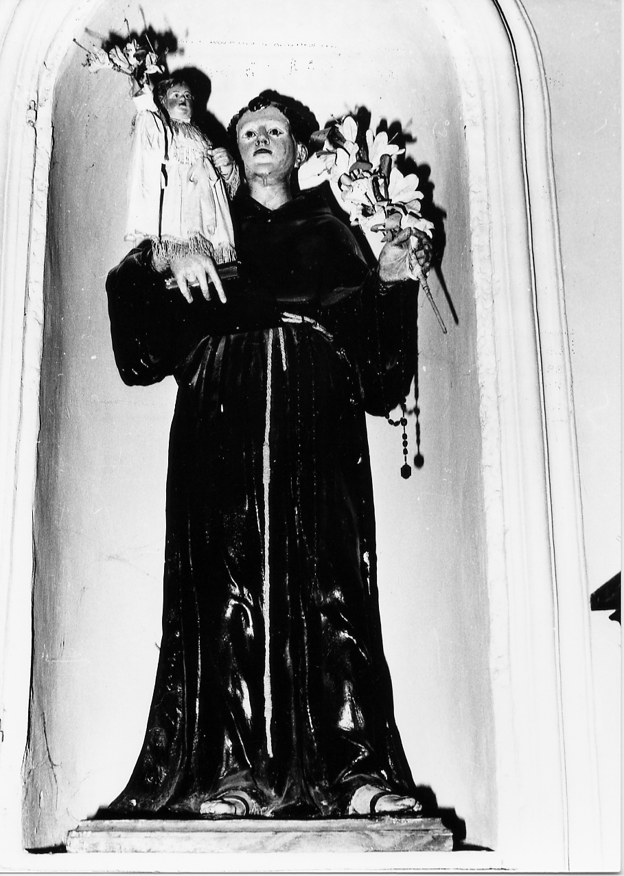 Sant'Antonio da Padova (statua) - ambito Italia centrale (sec. XIX)