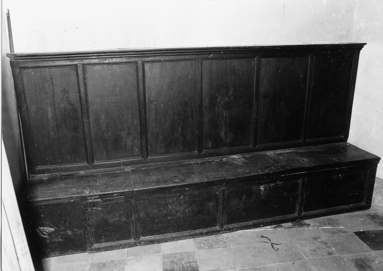 cassapanca - ambito Italia centrale (sec. XIX)