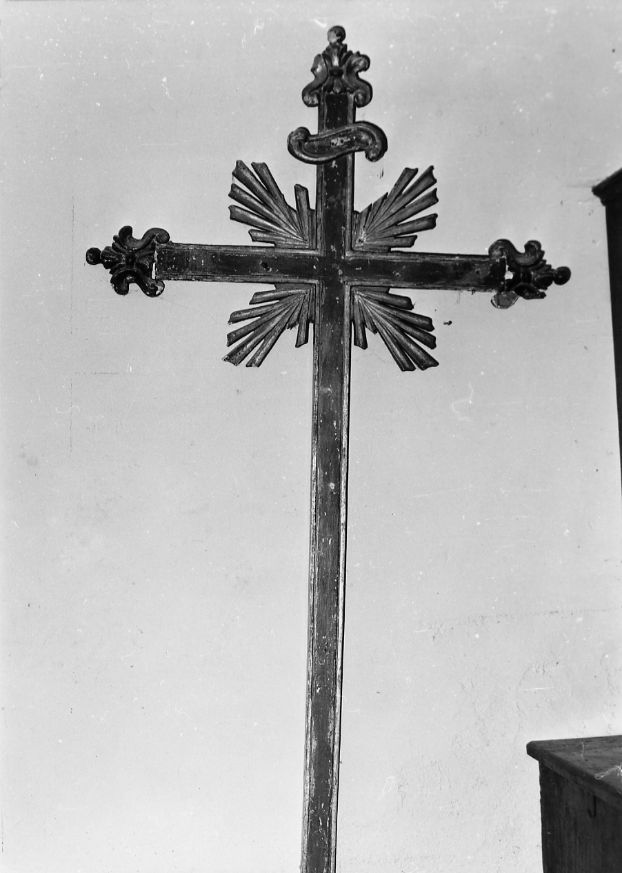 croce processionale - ambito Italia centrale (sec. XVIII)