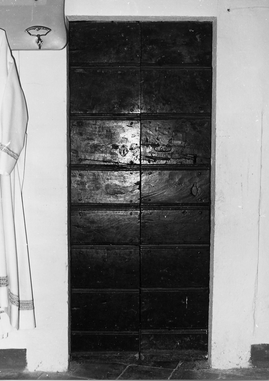 porta - a due battenti - ambito Italia centrale (sec. XIX)