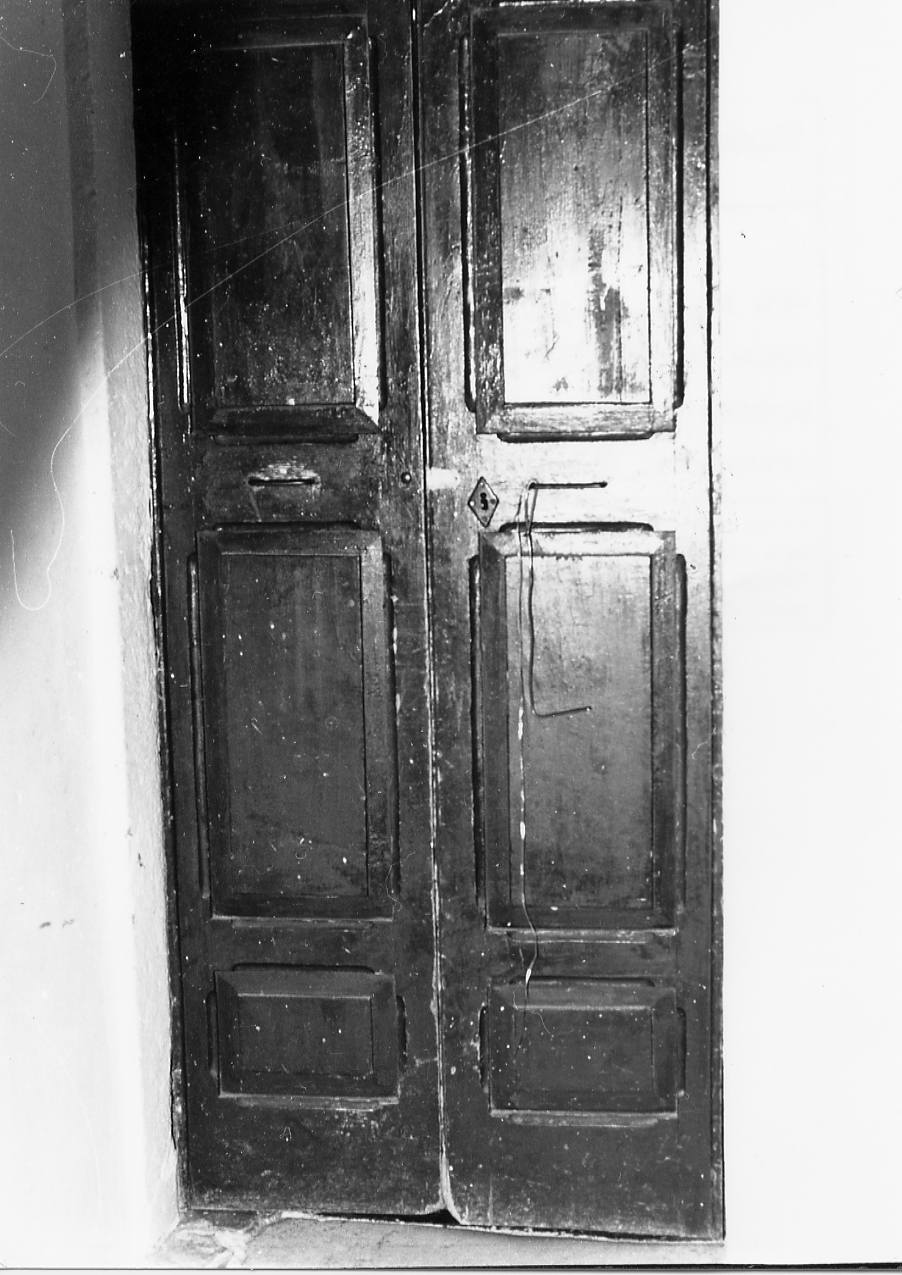 porta - a due battenti - ambito Italia centrale (sec. XIX)