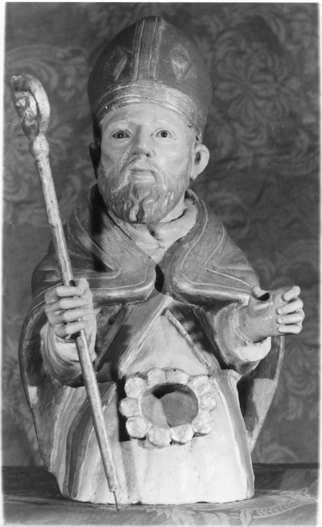 reliquiario - a busto, opera isolata - bottega abruzzese (sec. XVIII)