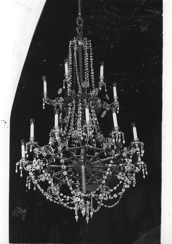 lampadario, opera isolata - bottega abruzzese (sec. XX)