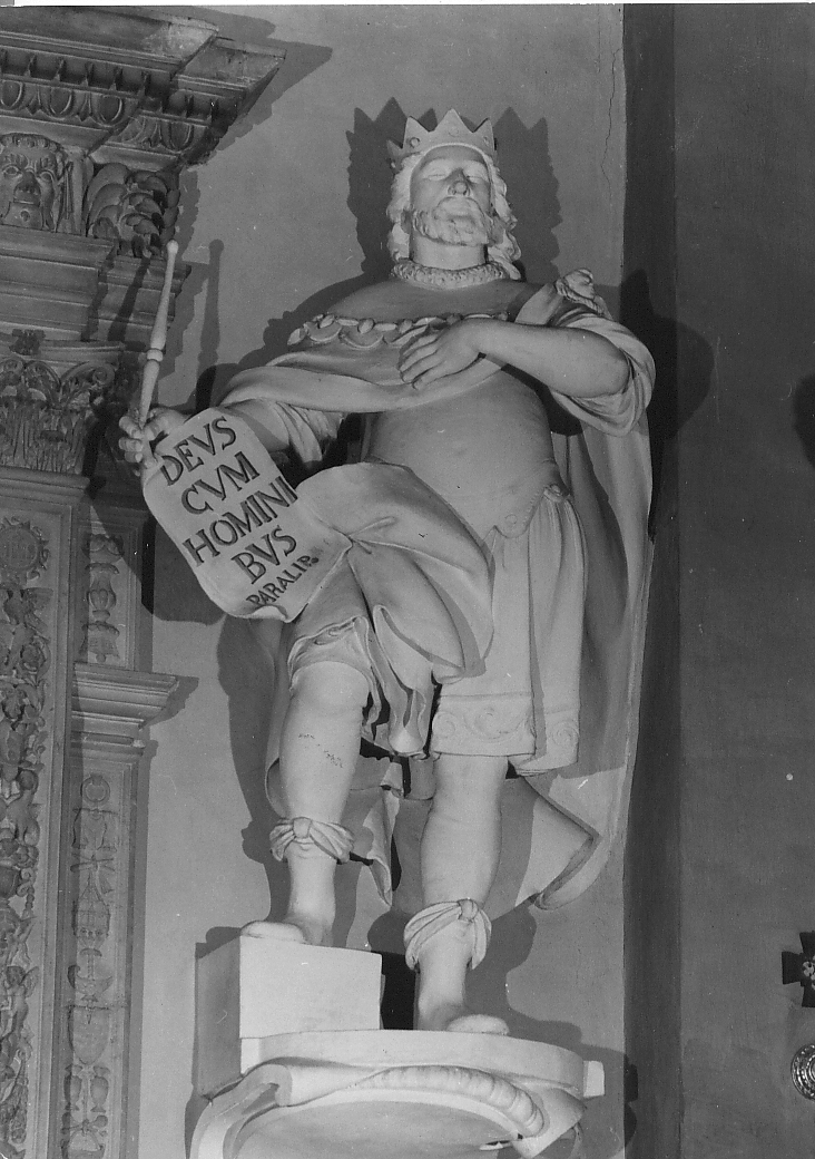 Salomone (statua, opera isolata) - bottega abruzzese (sec. XVIII)