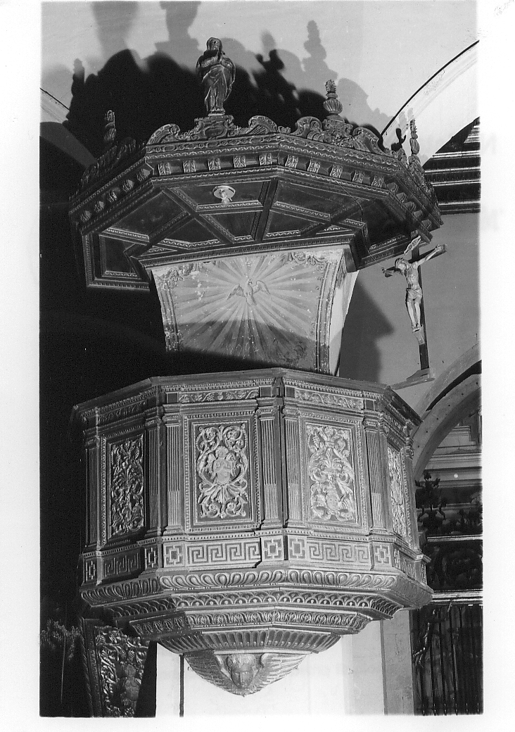 pulpito, opera isolata di Mosca Francesco detto Moschino (attribuito) (seconda metà sec. XVI)