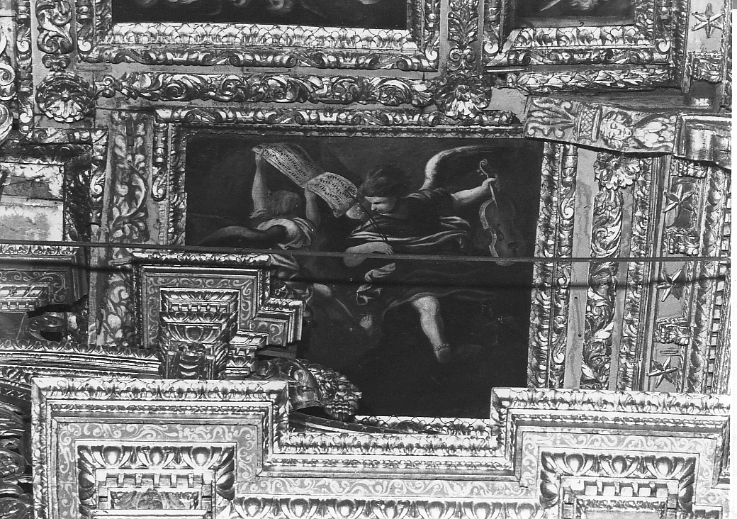 angeli musicanti (dipinto, opera isolata) - ambito napoletano (sec. XVII)