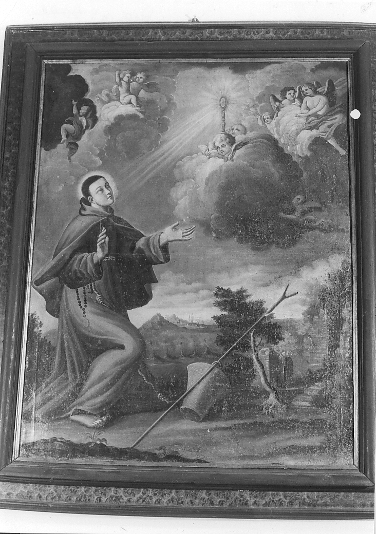 San Pasquale Baylon (dipinto, opera isolata) - bottega abruzzese (sec. XVIII)