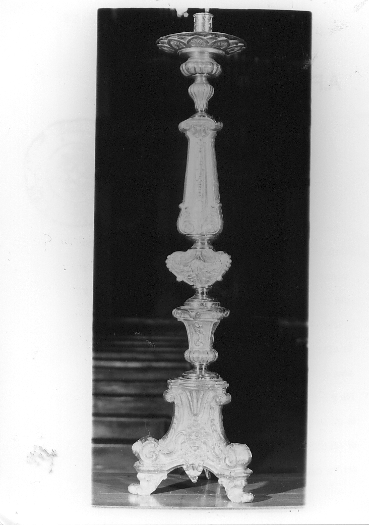 candelabro, serie - bottega abruzzese (sec. XVIII)