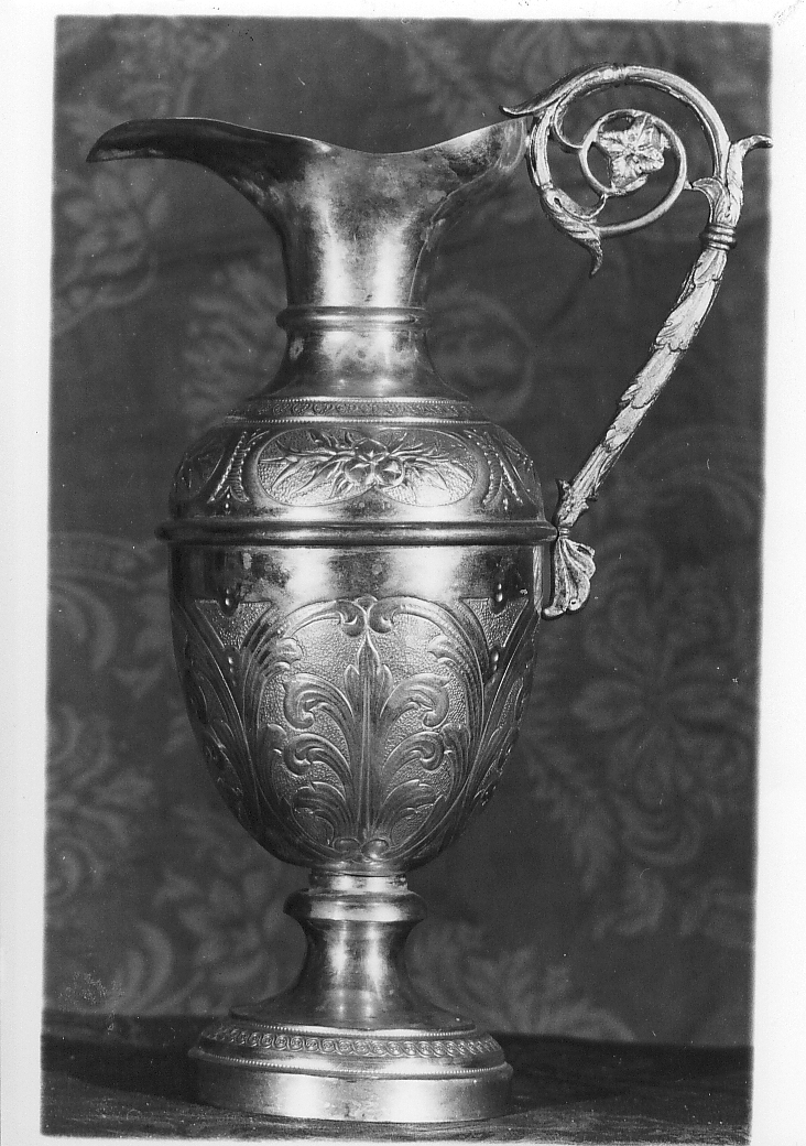 brocca, opera isolata - bottega abruzzese (sec. XIX)