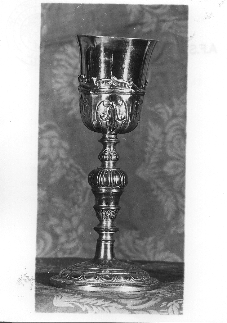 calice, opera isolata - bottega abruzzese (fine sec. XVII)