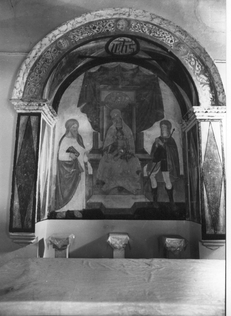 Madonna con Bambino, S. Rocco, S. Nicola, Madonna con Bambino e Santi (dipinto, opera isolata) - ambito abruzzese (sec. XVI)