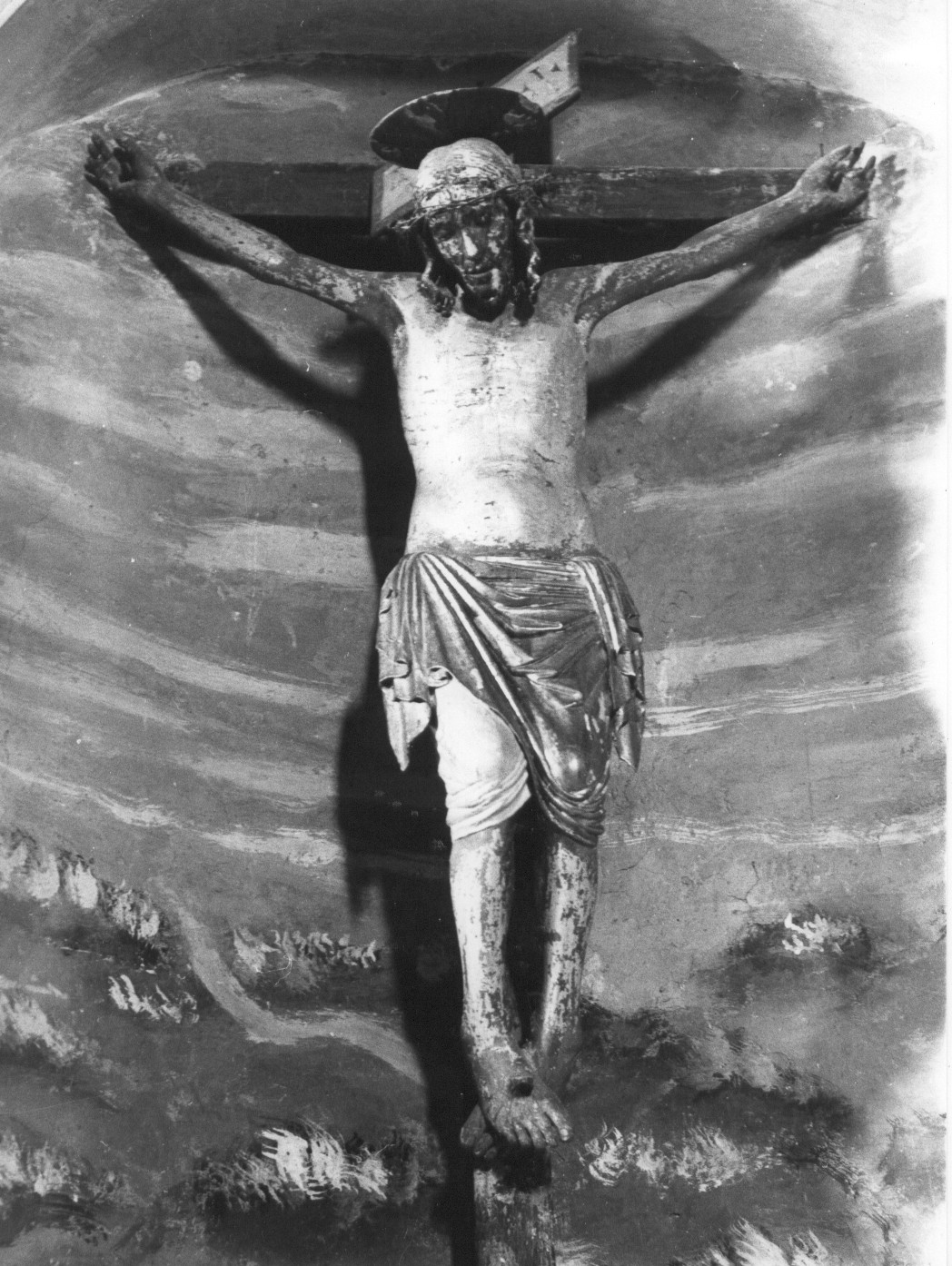 Cristo crocifisso (scultura, opera isolata) - bottega napoletana (sec. XVIII)