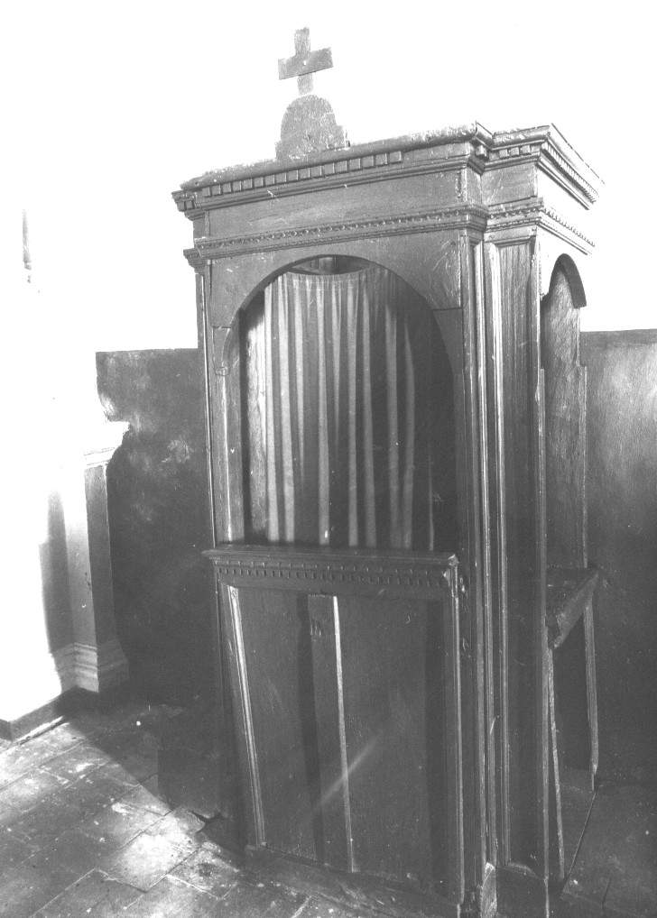confessionale, serie - bottega abruzzese (sec. XIX)