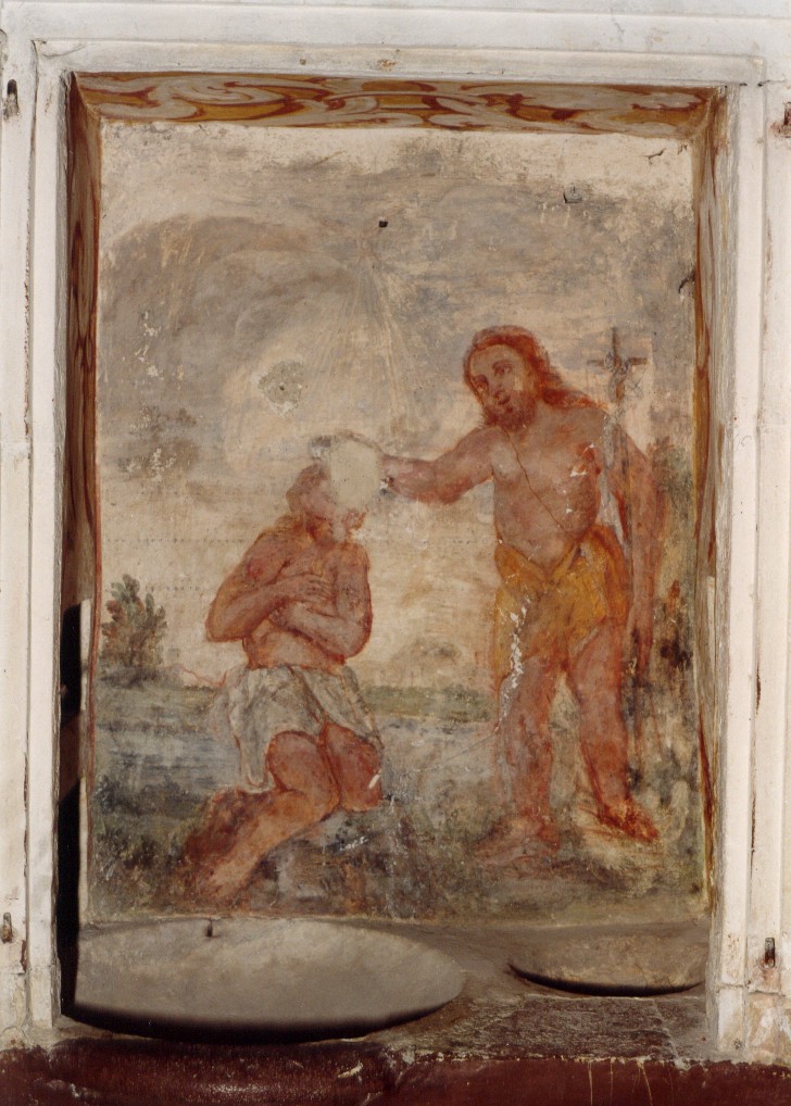 battesimo di Cristo (dipinto, opera isolata) - ambito abruzzese (sec. XVII)