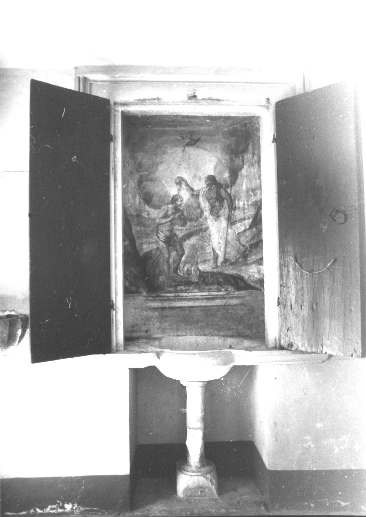 fonte battesimale, opera isolata - bottega abruzzese (sec. XVIII)