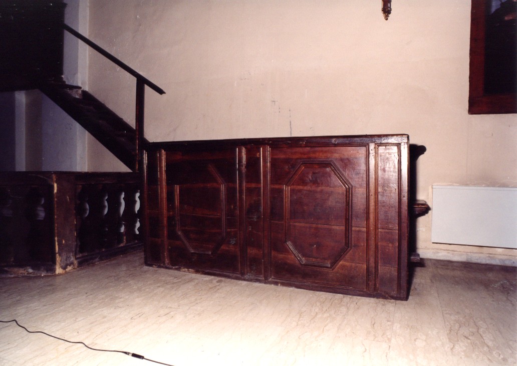 inginocchiatoio, opera isolata - bottega abruzzese (sec. XVIII)