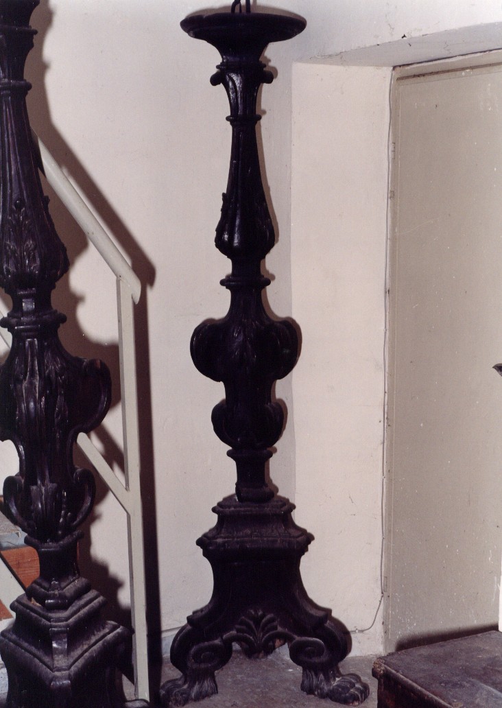 candeliere, serie - bottega abruzzese (sec. XVI)