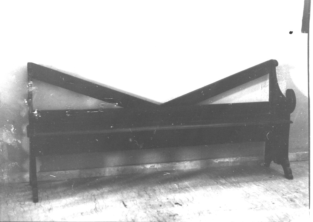 panca, opera isolata - bottega abruzzese (sec. XVIII, sec. XX)