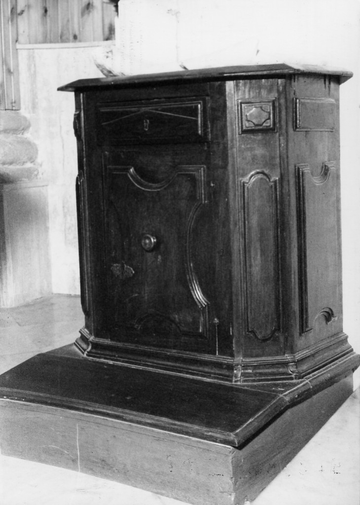 inginocchiatoio - ambito abruzzese (ultimo quarto sec. XVIII)