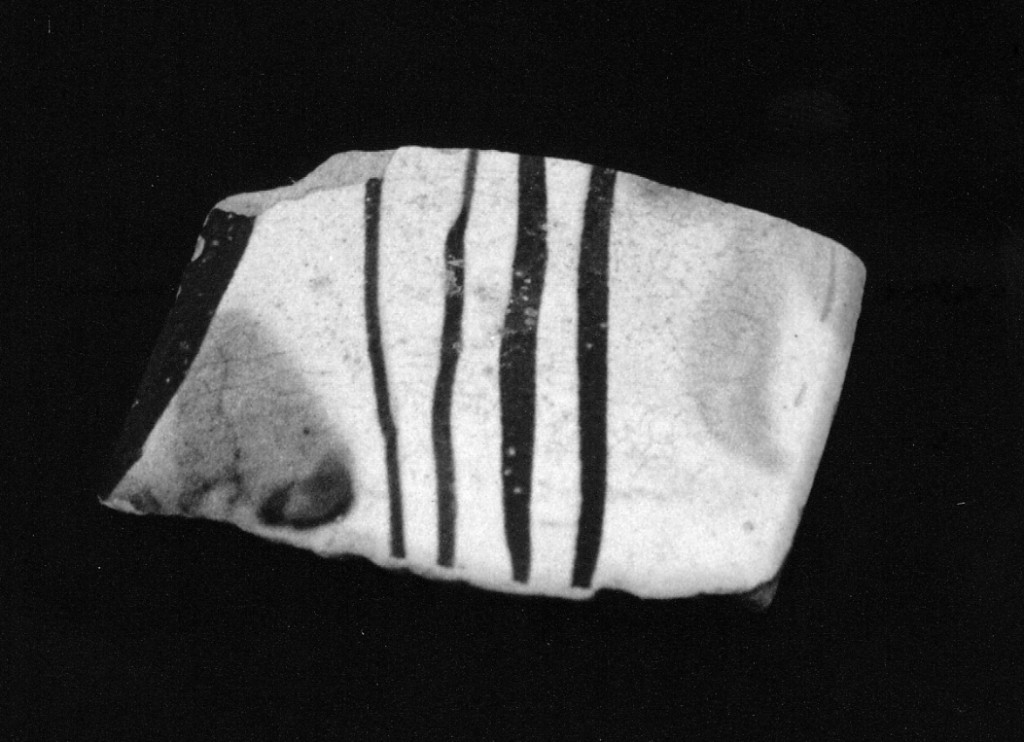 Motivo decorativo (parete, frammento) - manifattura abruzzese (sec. XVIII)