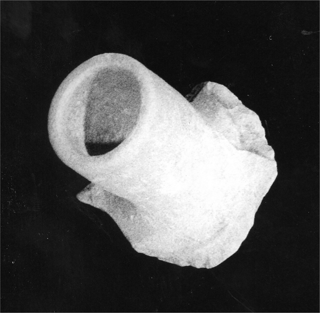 presa di coperchio di testo, frammento - manifattura abruzzese (fine/inizio secc. XVIII/ XIX)