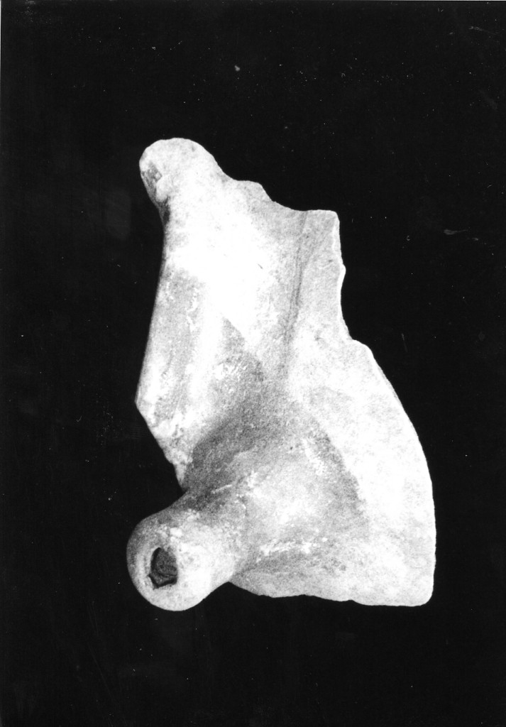 pippiolo di boccale, frammento - manifattura abruzzese (fine/inizio secc. XVIII/ XIX)