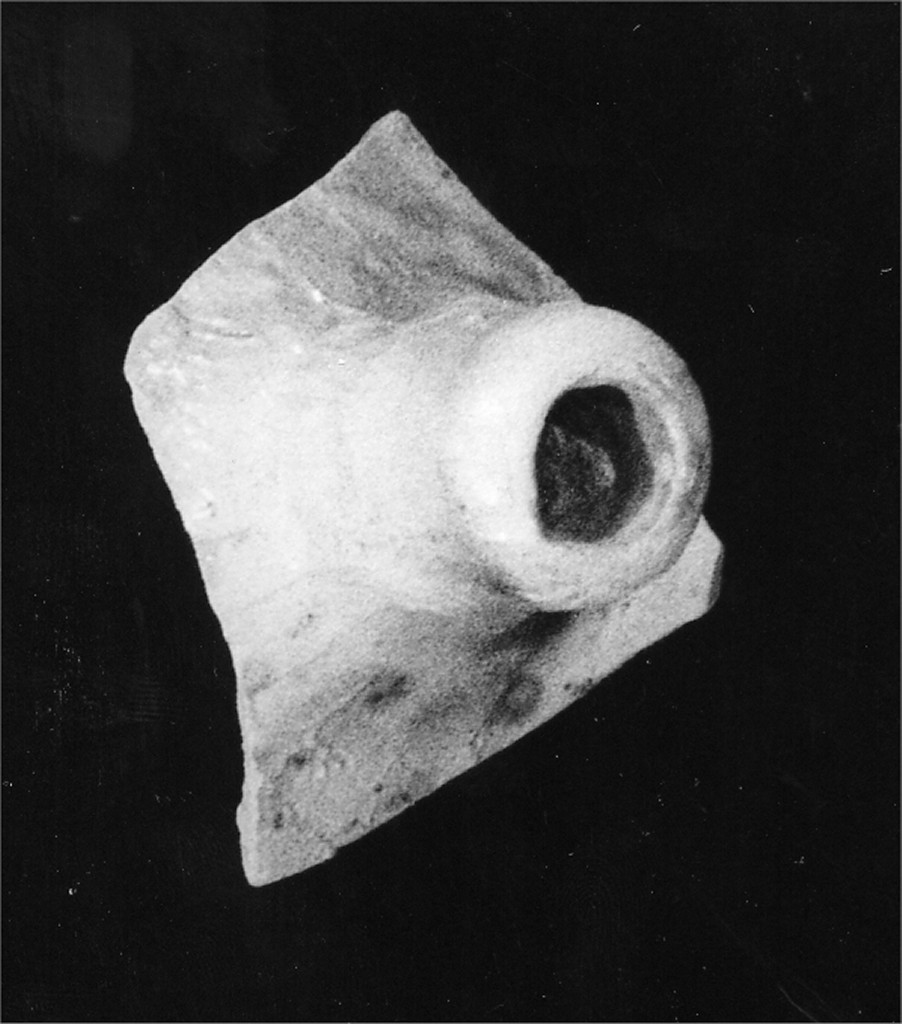 pippiolo di brocca, frammento - manifattura abruzzese (fine/inizio secc. XVIII/ XIX)