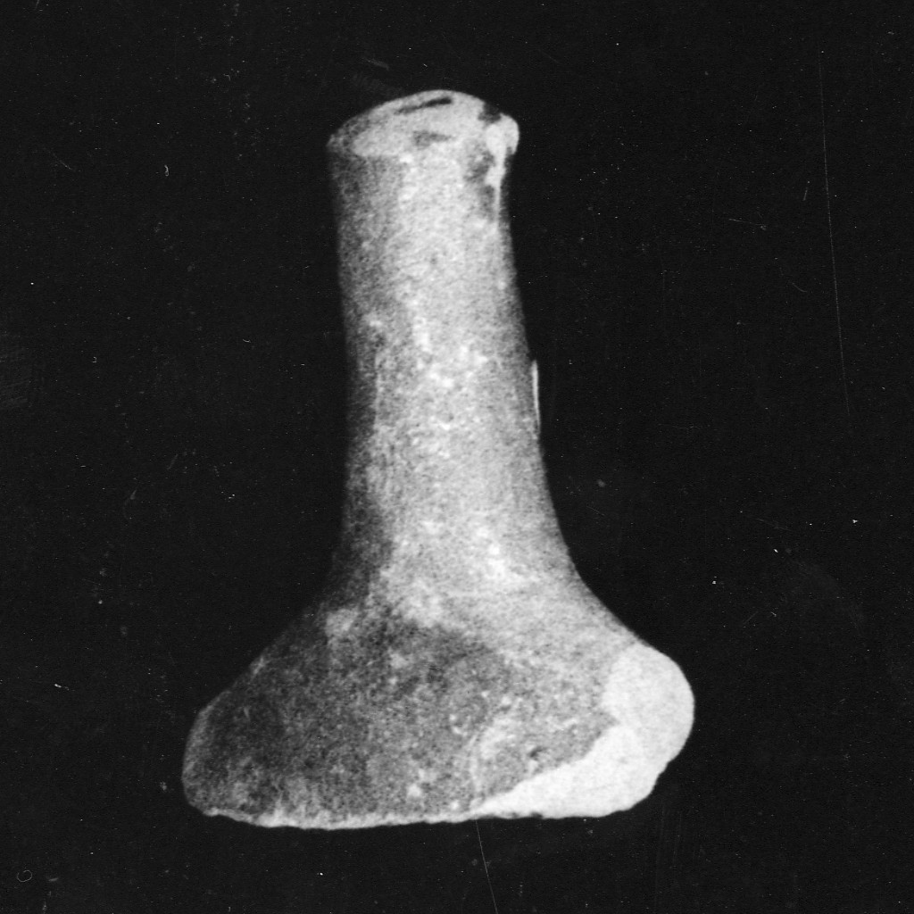 presa di pignatta, frammento - manifattura abruzzese (fine/inizio secc. XVIII/ XIX)