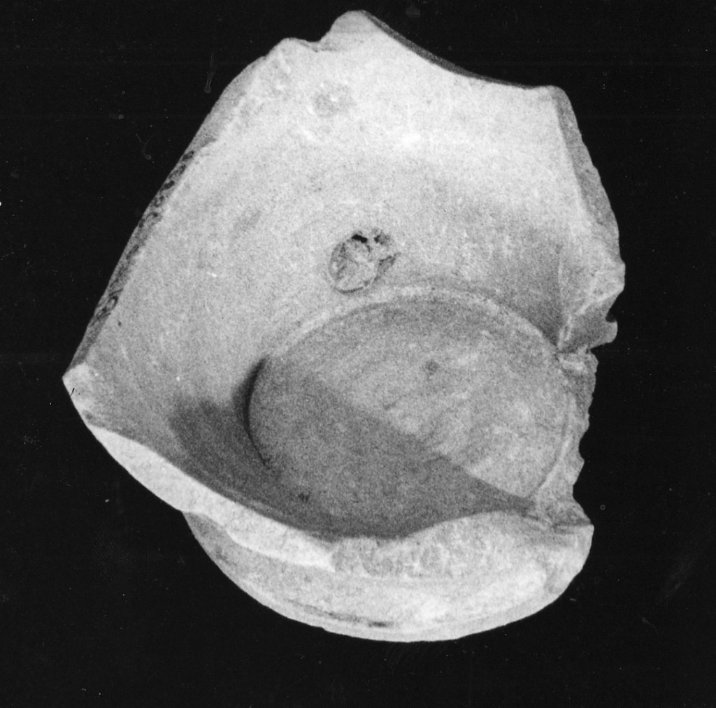 base di vaso per margotta, frammento - manifattura abruzzese (fine/inizio secc. XVII/ XVIII)