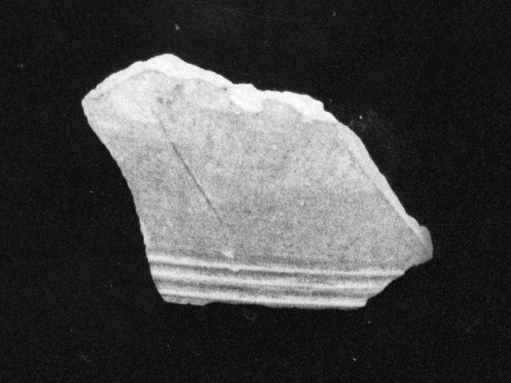 parete di vasetto, frammento - manifattura abruzzese (fine/inizio secc. XVIII/ XIX)