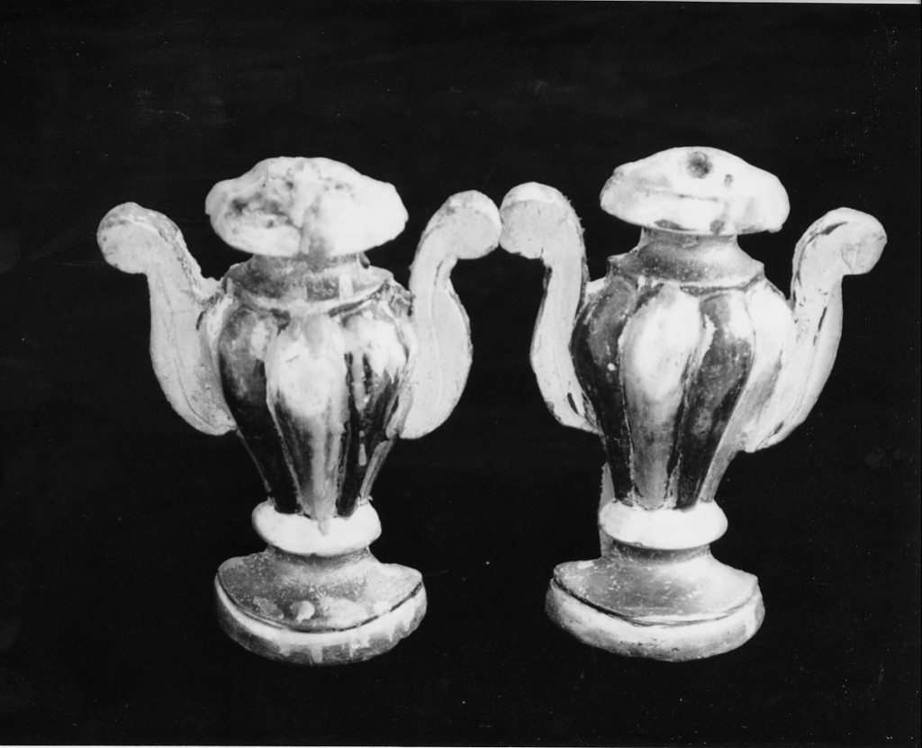 fioriera, serie - ambito abruzzese (seconda metà sec. XIX)