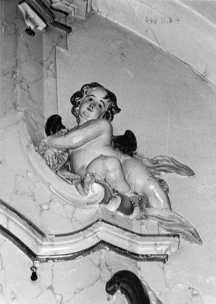 Angioletto (statua, serie) di Rizza G, Piazzoli Carlo - ambito lombardo (sec. XVIII)