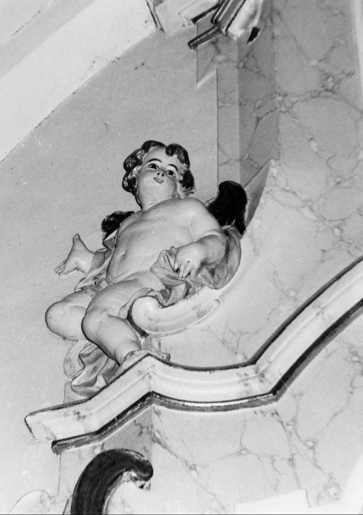 Angioletto (statua) di Rizza G, Piazzoli Carlo (sec. XVIII)
