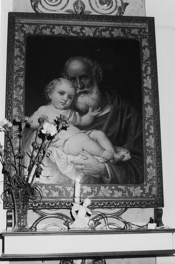 San Giuseppe e Gesu' Bambino (dipinto) - ambito abruzzese (seconda metà sec. XIX)