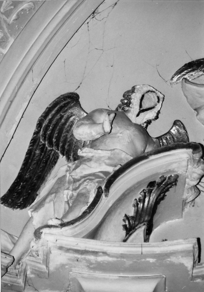 Angeli (scultura, serie) di Clerici M (cerchia) (sec. XVIII)