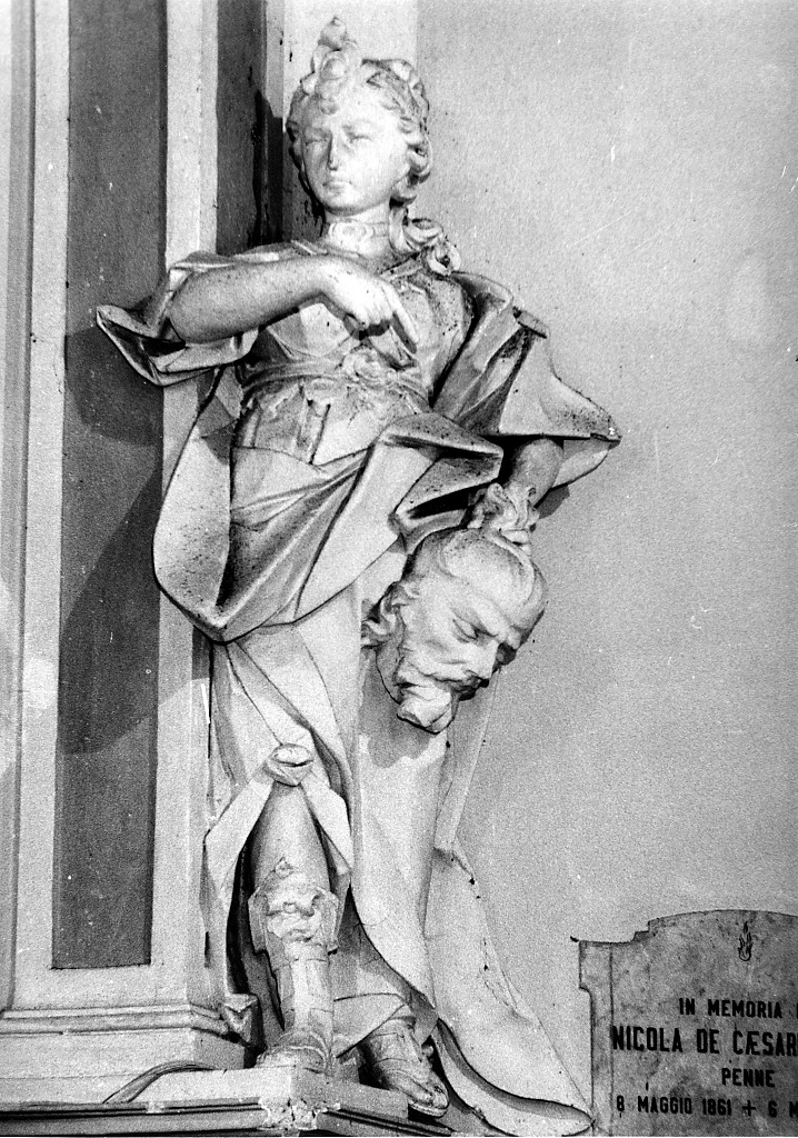 Giuditta con la testa di Oloferne (statua) di Mambrini C (sec. XVIII)