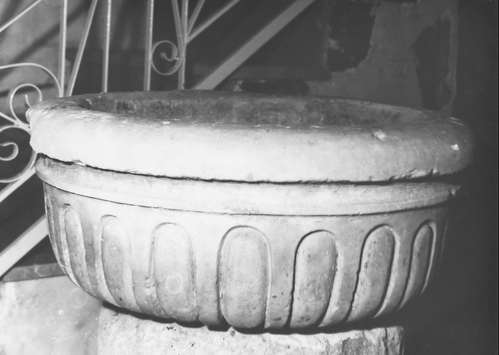 acquasantiera - ambito Italia centrale (sec. XVII)