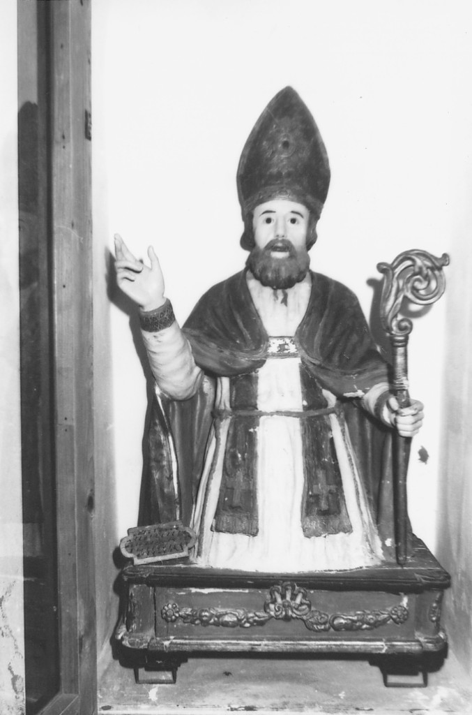 San Biagio Vescovo (statua processionale) - ambito Italia centrale (sec. XVIII)