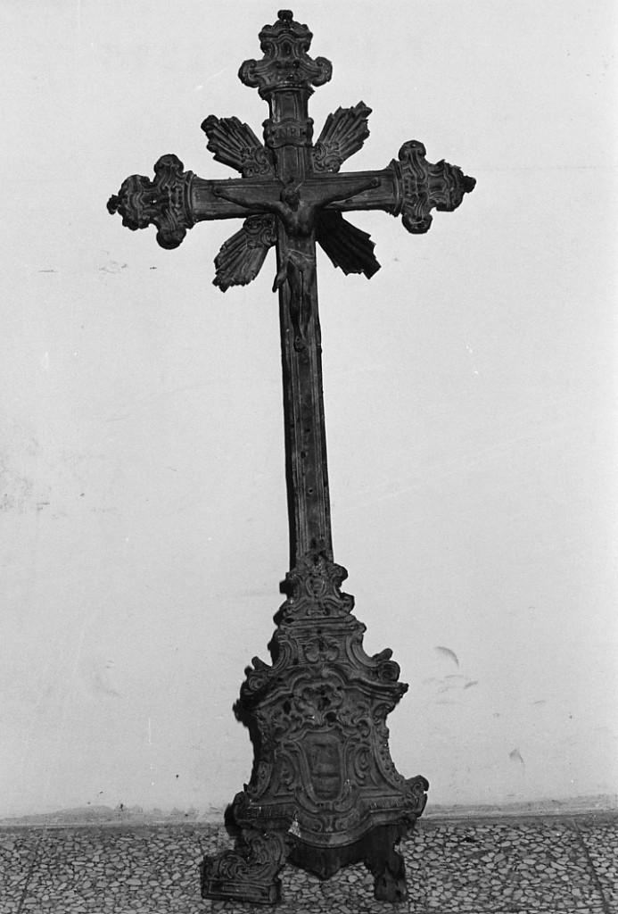 Cristo Crocifisso (croce d'altare) - ambito Italia centrale (sec. XVIII)