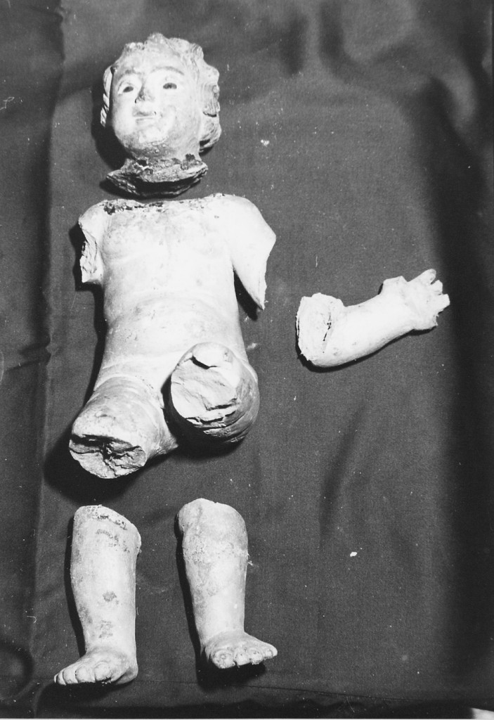 Gesu' Bambino (scultura) - ambito Italia centrale (sec. XVIII)