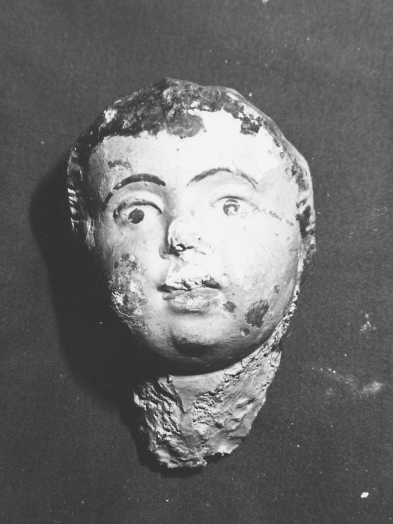 Testa di putto (scultura) - ambito Italia centrale (sec. XVIII)