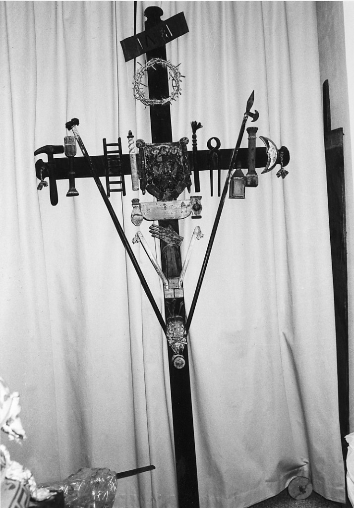 Simboli della passione (croce) - ambito Italia centrale (sec. XIX)