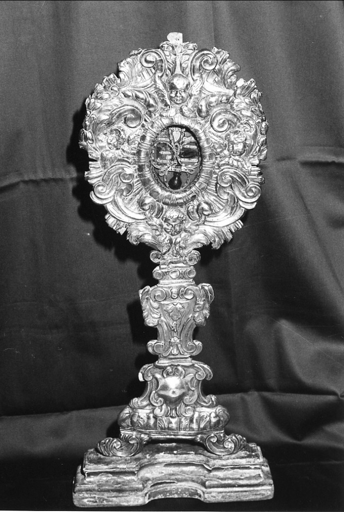 Motivi decorativi (reliquiario - a ostensorio) - ambito Italia centrale (sec. XVIII)