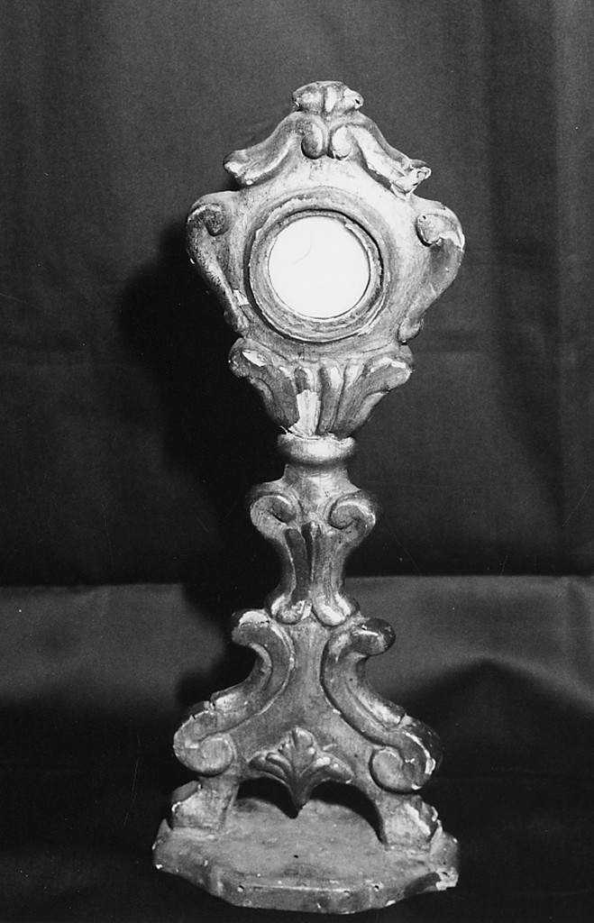 reliquiario - a ostensorio - ambito Italia centrale (sec. XVIII)