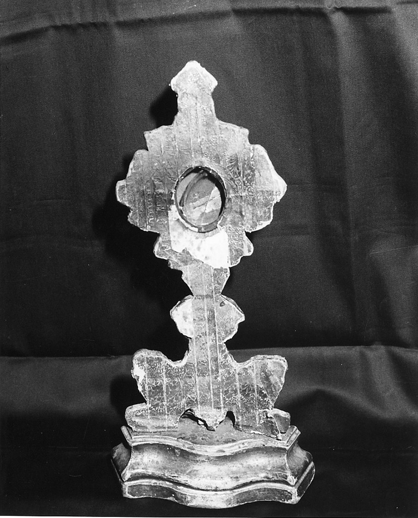 reliquiario - a ostensorio - ambito Italia centrale (sec. XVIII)