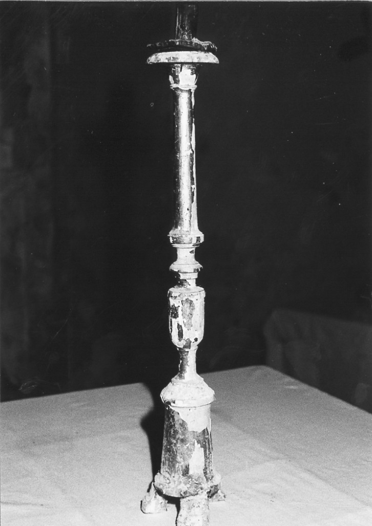 candeliere, serie - produzione abruzzese (fine/inizio secc. XVIII/ XIX)