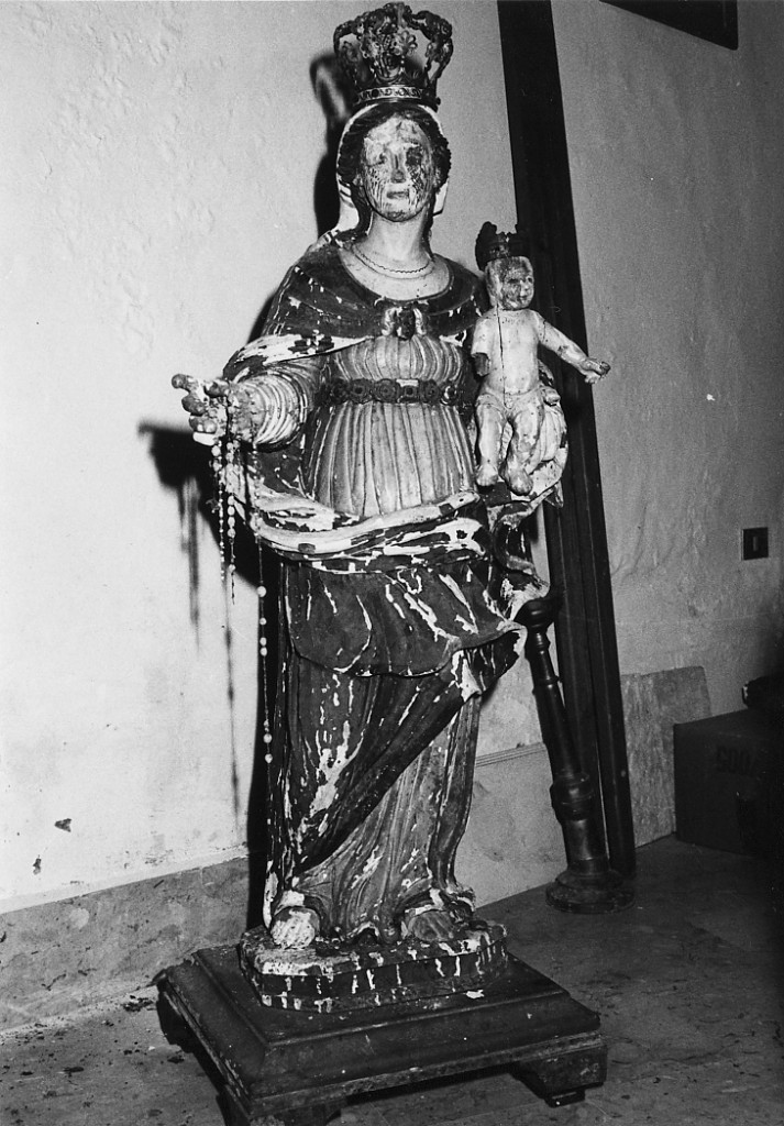 Madonna con Bambino (statua processionale) - ambito abruzzese (prima metà sec. XVIII)